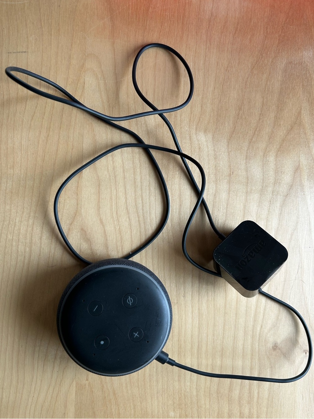 Amazon Echo Dot (black) with Power Adapter